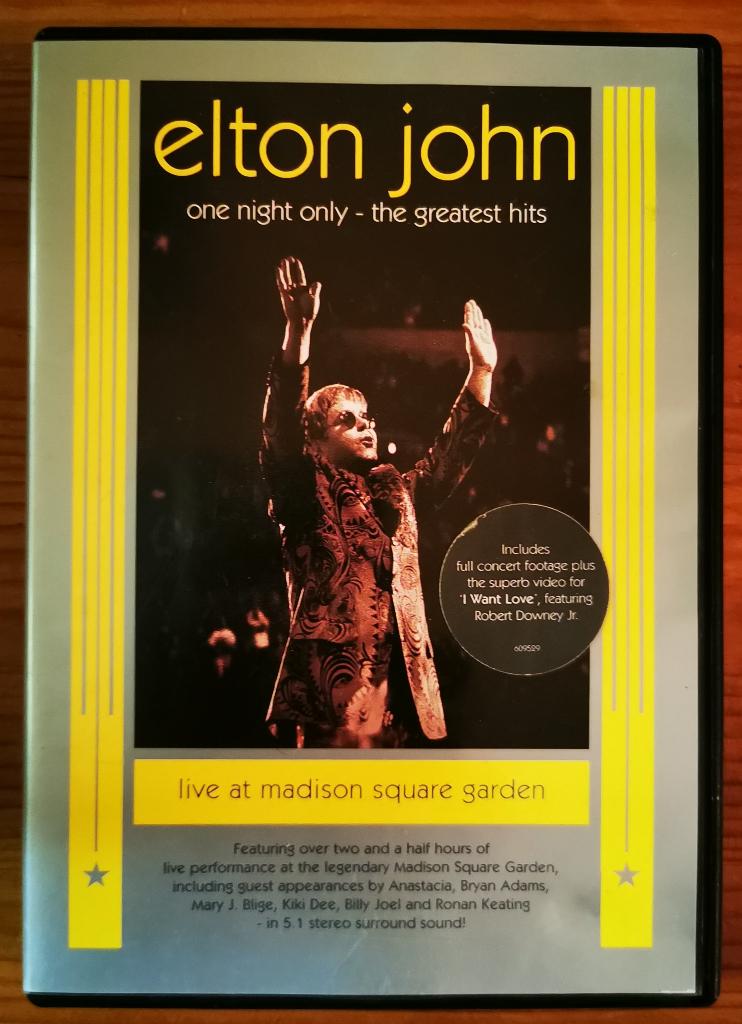 Dvd Elton John - One Night Only / The Greatest Hits, Alle leeftijden, Verzenden, Zo goed als nieuw