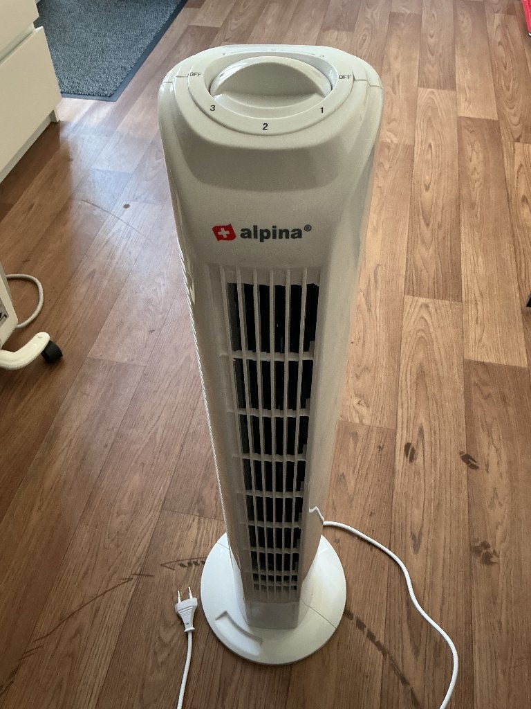 Alpina Torenventilator TF - 35A 3 snelheden, Witgoed en Apparatuur, Ventilatoren, Ophalen of Verzenden, Nieuw, Torenventilator