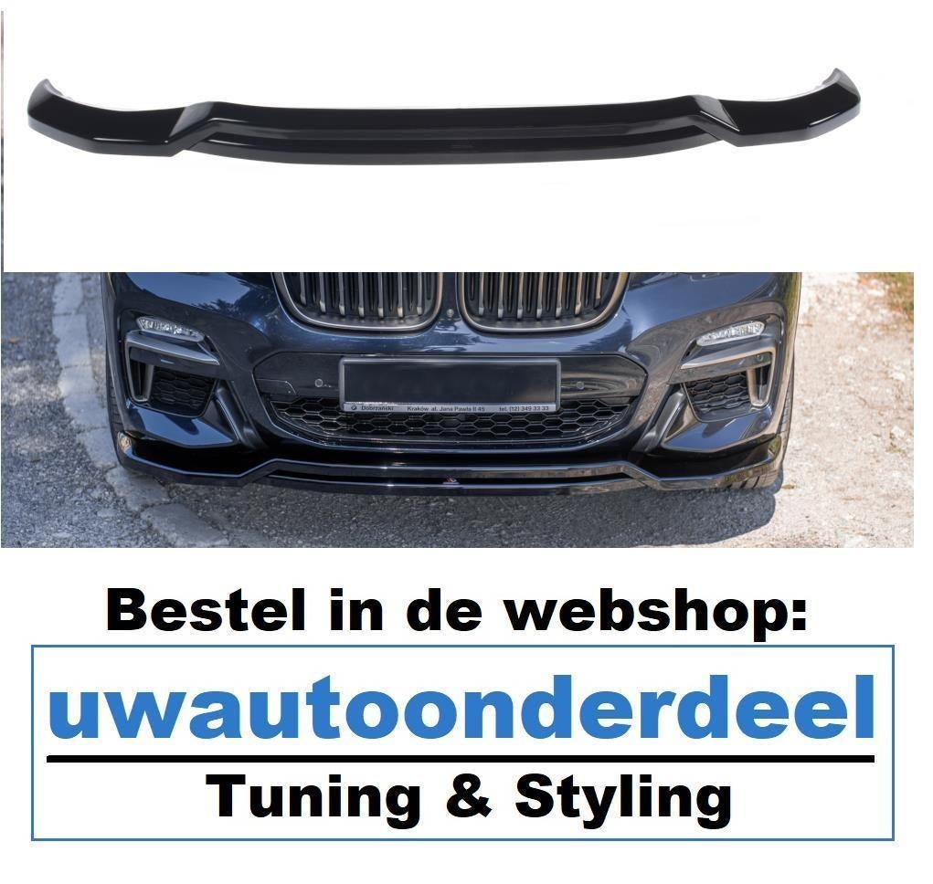 Pakket Spoiler Skirt Lip Splitter Voor Bmw X4 G02 M Tuning, Auto diversen, Tuning en Styling, Verzenden