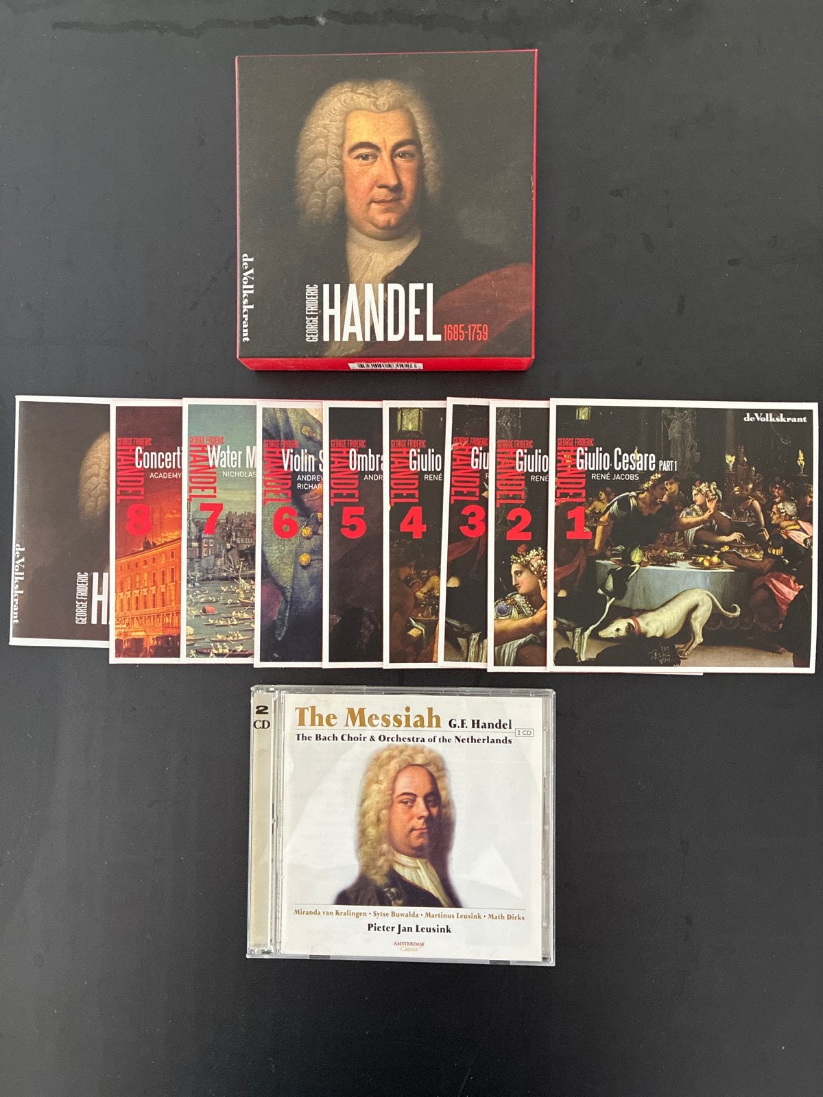 Handel CD Boxset + The Messiah (9 CD's), Gebruikt, Boxset, Ophalen of Verzenden, Inclusief doosje