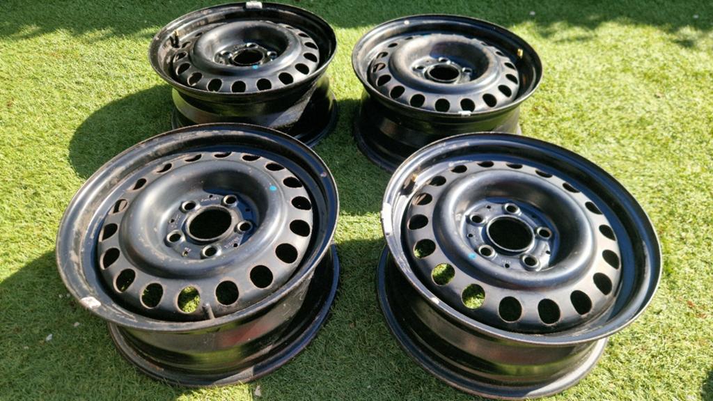 Set van 4 ijzeren velgen, Auto-onderdelen, Ophalen of Verzenden, Gebruikt, Mercedes-Benz