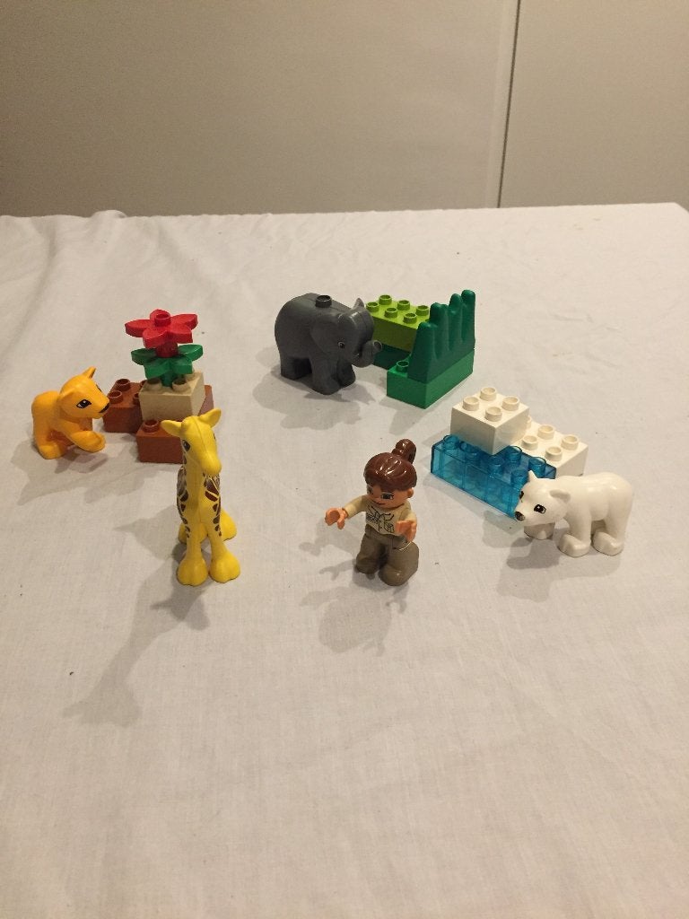Duplo 4962, Baby dierentuin, Ophalen of Verzenden, Zo goed als nieuw, Compleet, Duplo