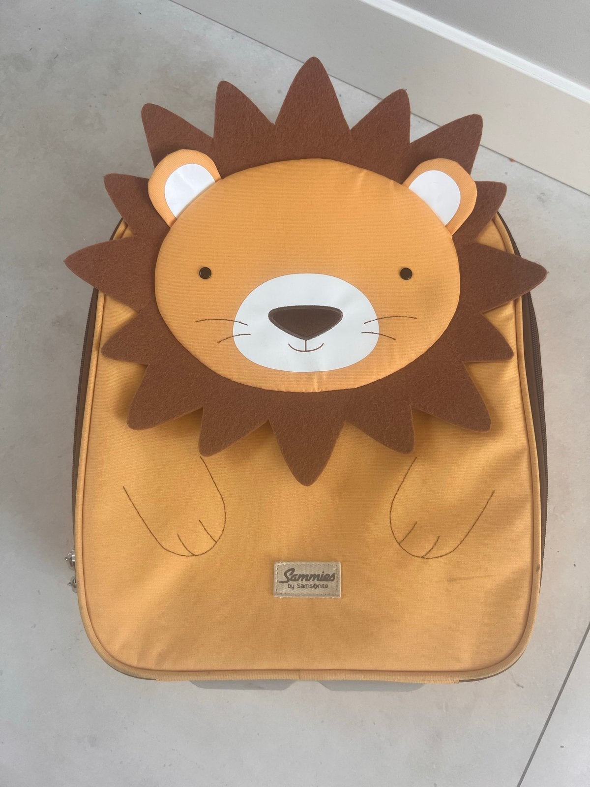 Samsonite Sammies kinder trolley leeuw, Sieraden, Tassen en Uiterlijk, Ophalen of Verzenden, Gebruikt, Geel, Overige merken