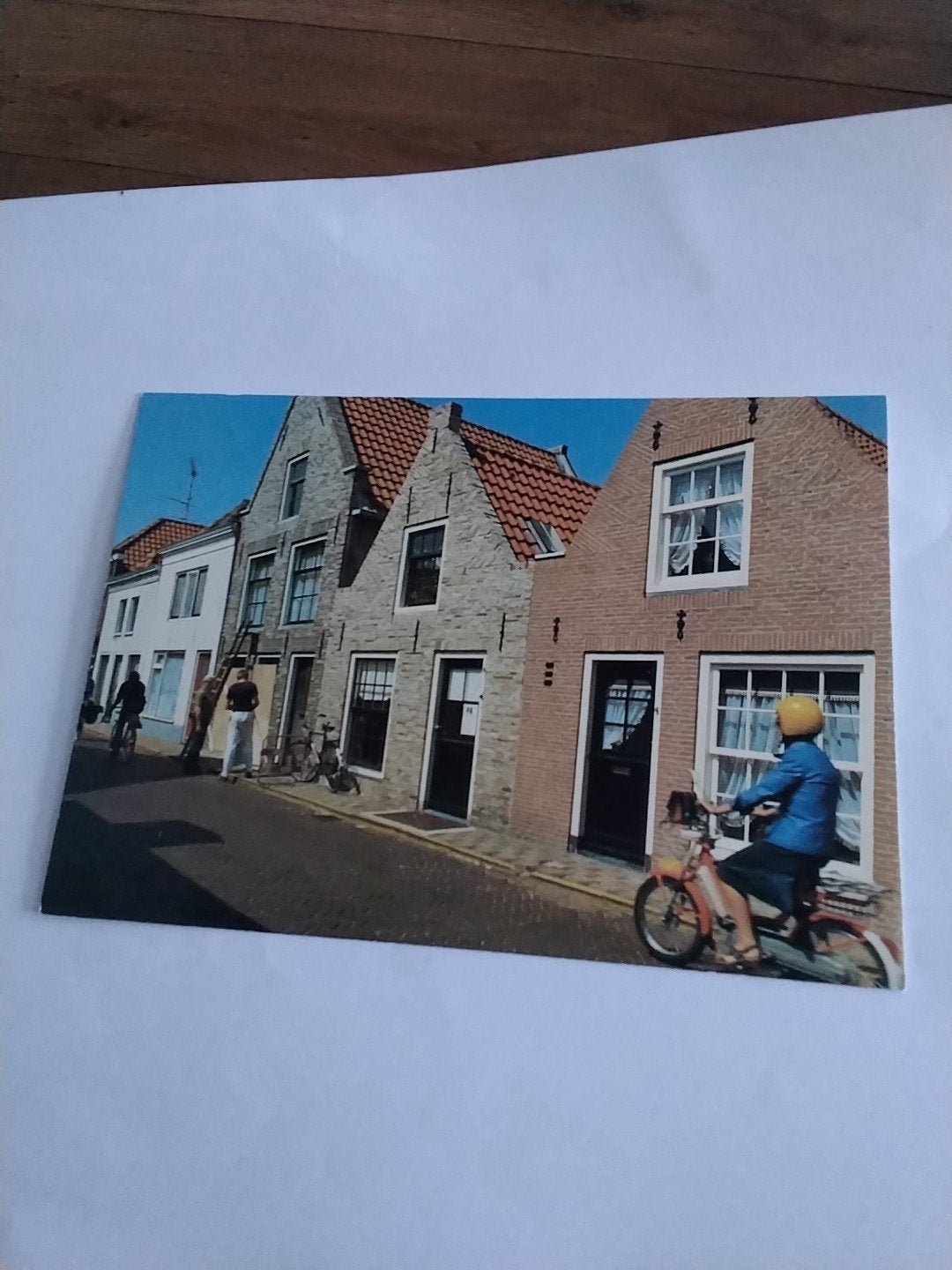Oude ansichtkaart Muiden, Amsterdamstraat, Verzamelen, Ansichtkaarten | Nederland, Ophalen of Verzenden, 1960 tot 1980, Gelopen
