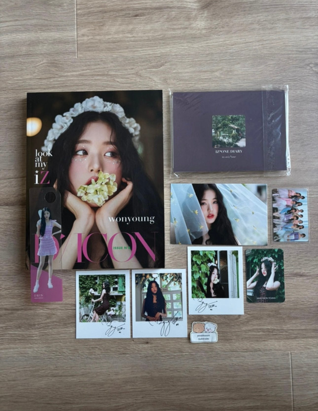 izone iz*one ive jang wonyoung dicon magazine kpop photocard, Verzamelen, Muziek, Artiesten en Beroemdheden, Ophalen of Verzenden