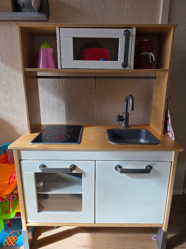 Ikea speelkeuken met accessoires, Ophalen, Gebruikt, Hout, Speelkeuken