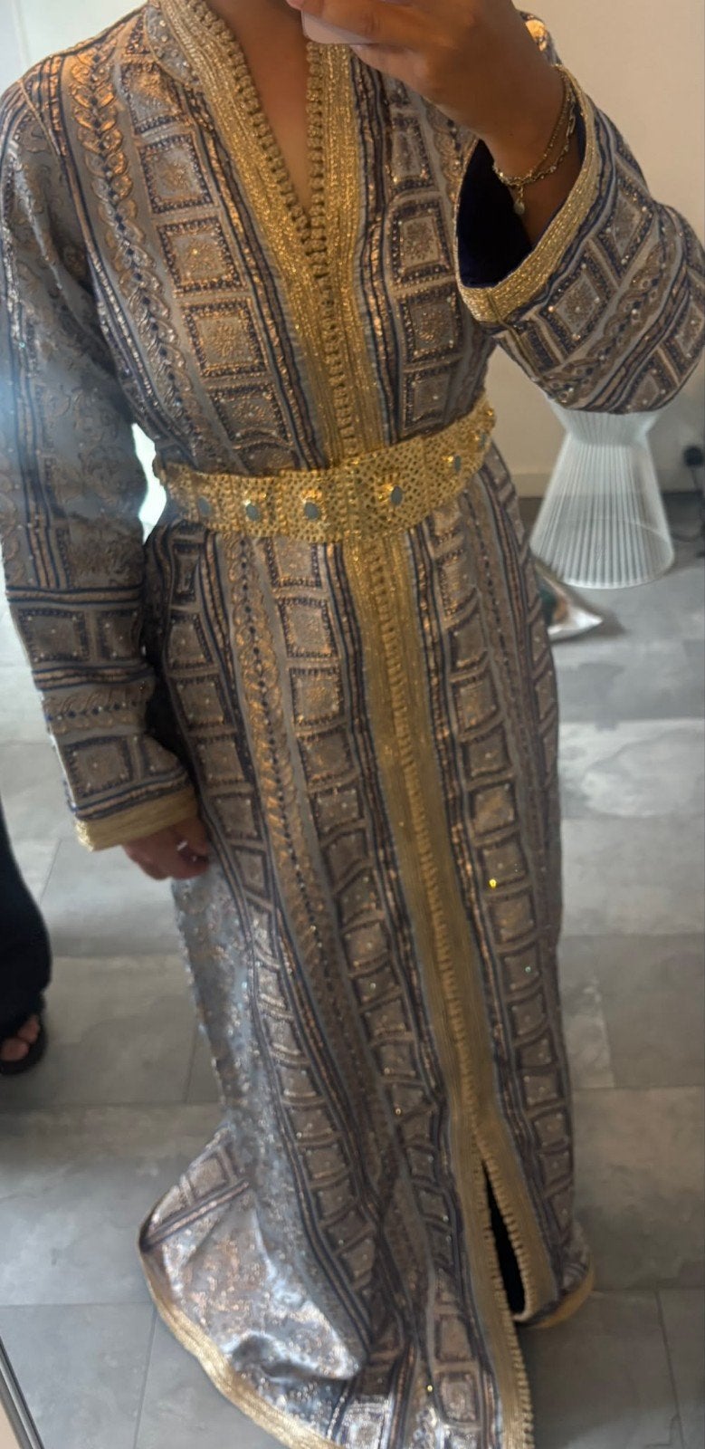 Prachtige Kaftan S/M - Slechts één keer gedragen, Ophalen of Verzenden