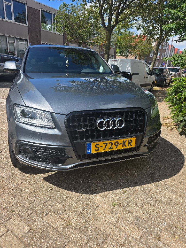 Audi Q5 2.0 Tfsi Quattro 230pk Tiptronic 2016 Grijs, Auto's, Audi, 4 cilinders, 14 km/l, Vierwielaandrijving, Particulier