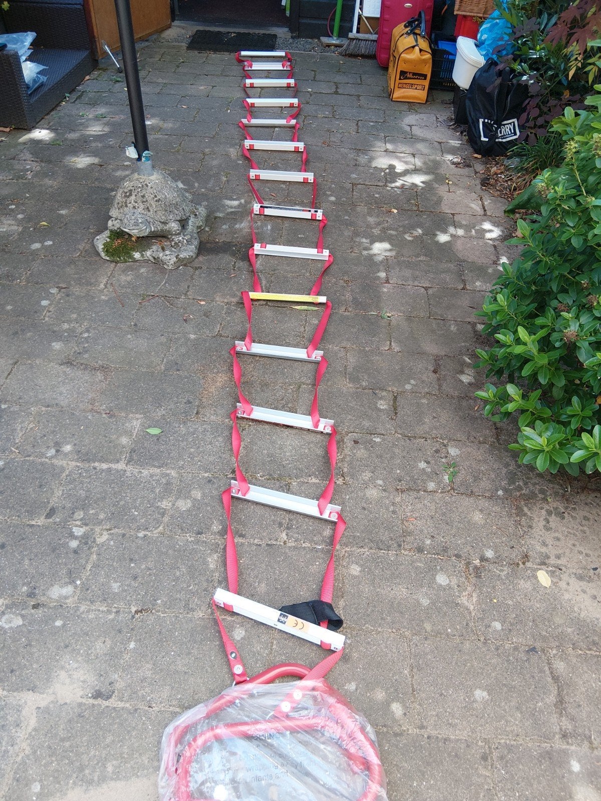 Elro BBVL Noodladder / Evacuatie Ladder - 4 meter, Doe-het-zelf en Verbouw, Ladders en Trappen, Ophalen of Verzenden