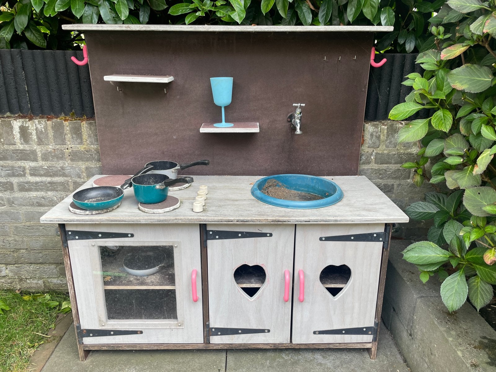 Speelkeuken / buiten keukentje, Ophalen, Gebruikt