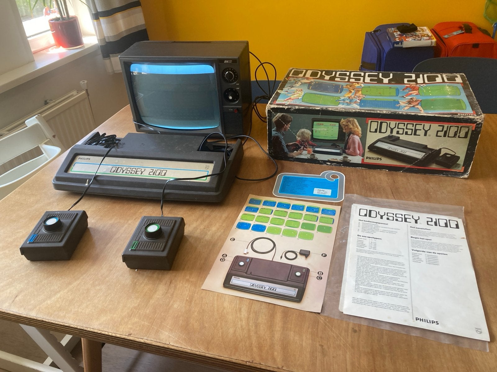 Philips Odyssey 2100 - Vintage Gaming Console, Spelcomputers en Games, Spelcomputers | Overige, Zo goed als nieuw, Ophalen