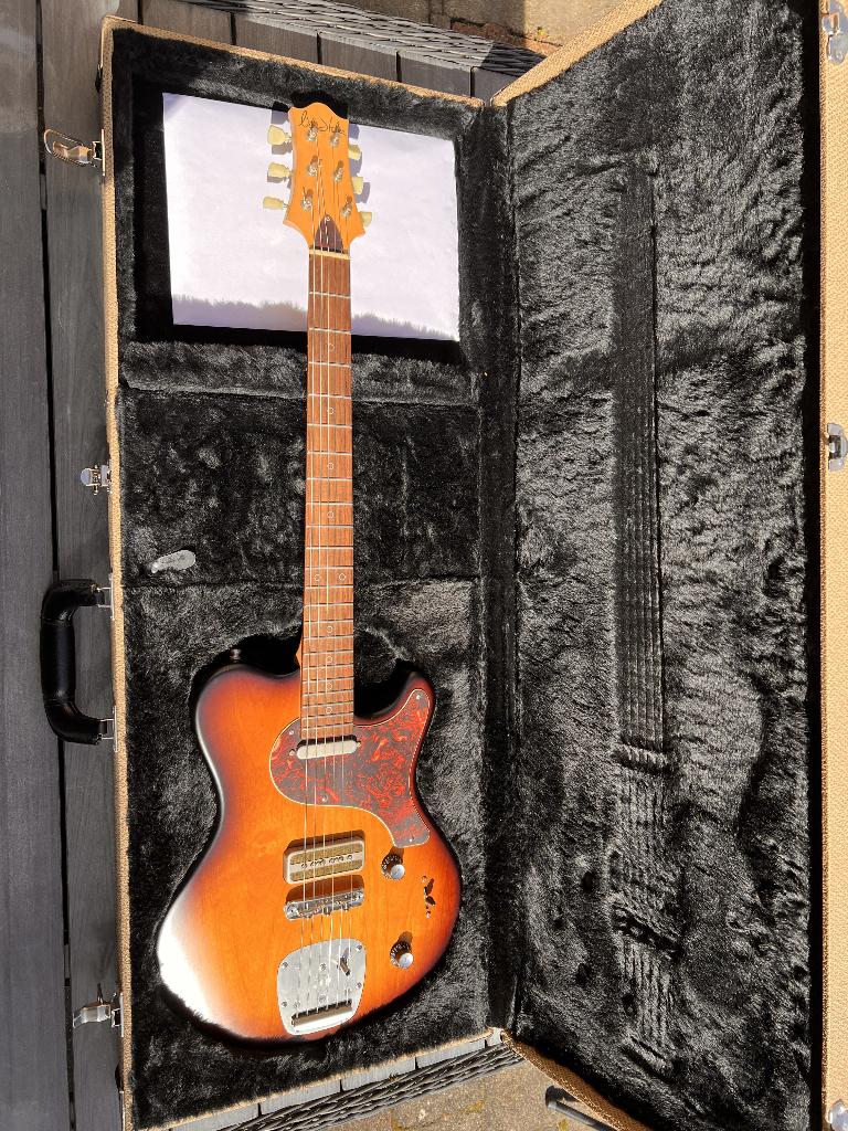 Nik Huber Piet in 2-Tone-Sunburst solid body, Ophalen, Zo goed als nieuw, Solid body, Overige merken