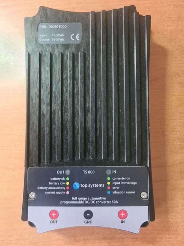 TS 800 C-50 acculader, Buck-Boost DC/DC, nw. model, Auto diversen, Auto-accessoires, Zo goed als nieuw, Ophalen of Verzenden