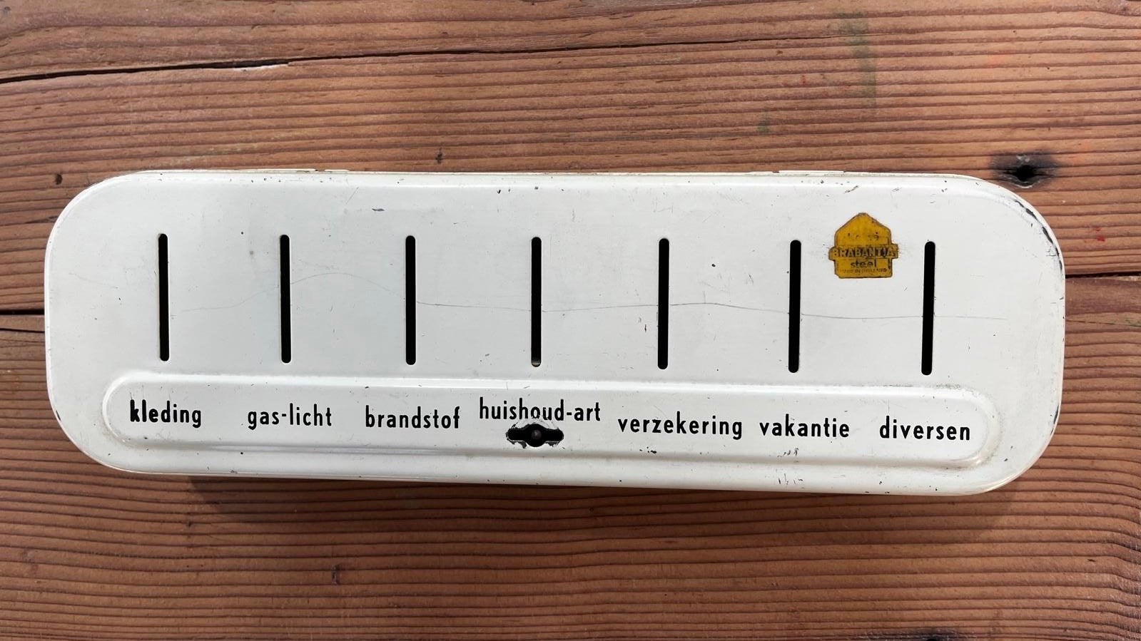 Vintage Brabantia Huishoudgeld - Spaarpot, Ophalen of Verzenden