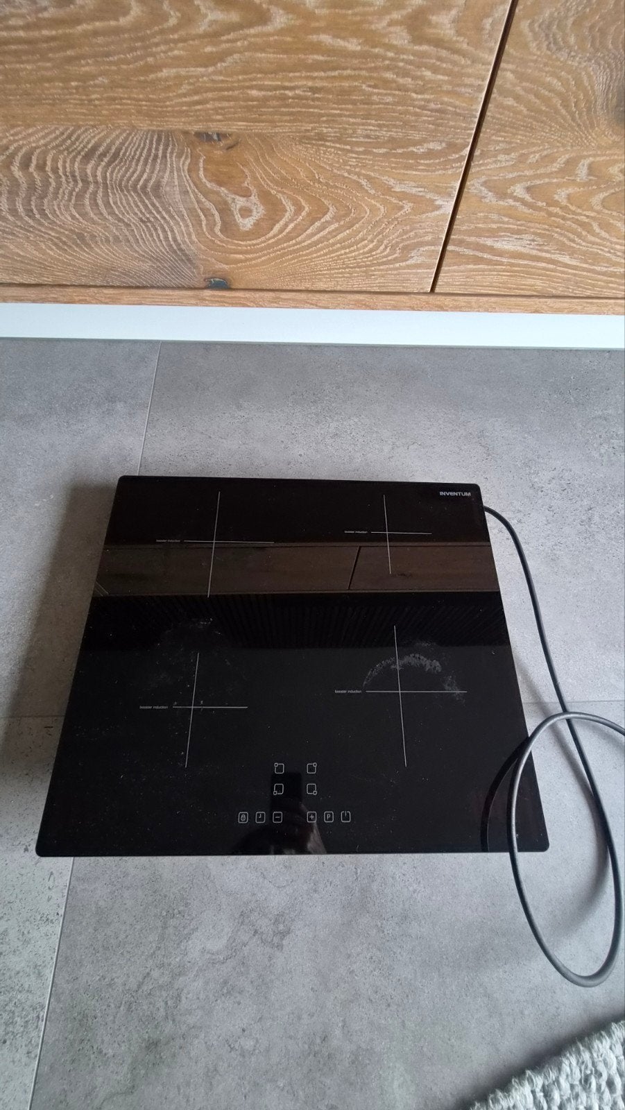 Inventum Inbouw Inductie Kookplaat - 4 Kookzones, Witgoed en Apparatuur, Zo goed als nieuw, Inbouw, Inductie, 4 kookzones