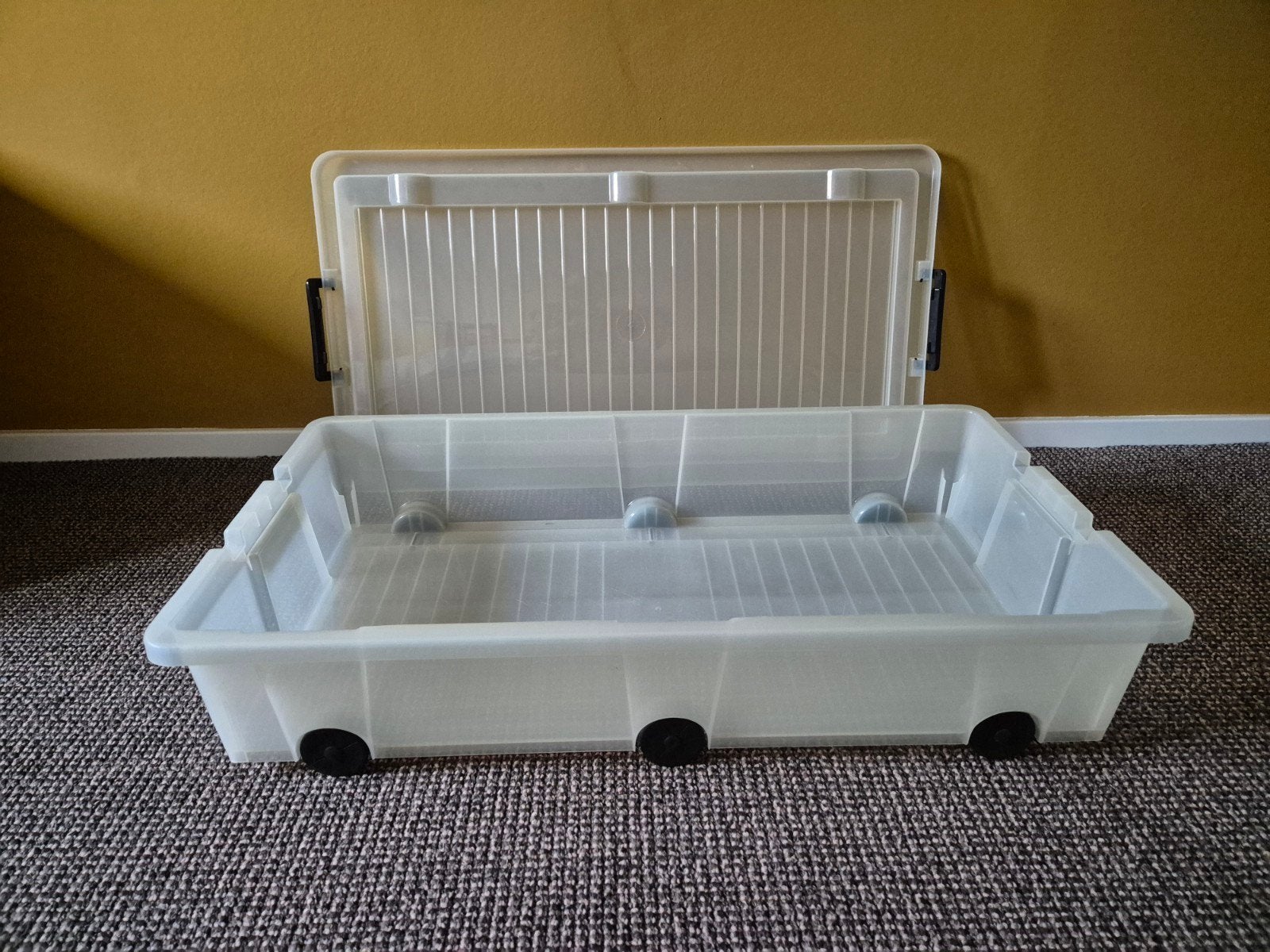 Opbergboxvoor onder een bed, Ophalen, 75 tot 100 cm, Zo goed als nieuw, Minder dan 35 cm