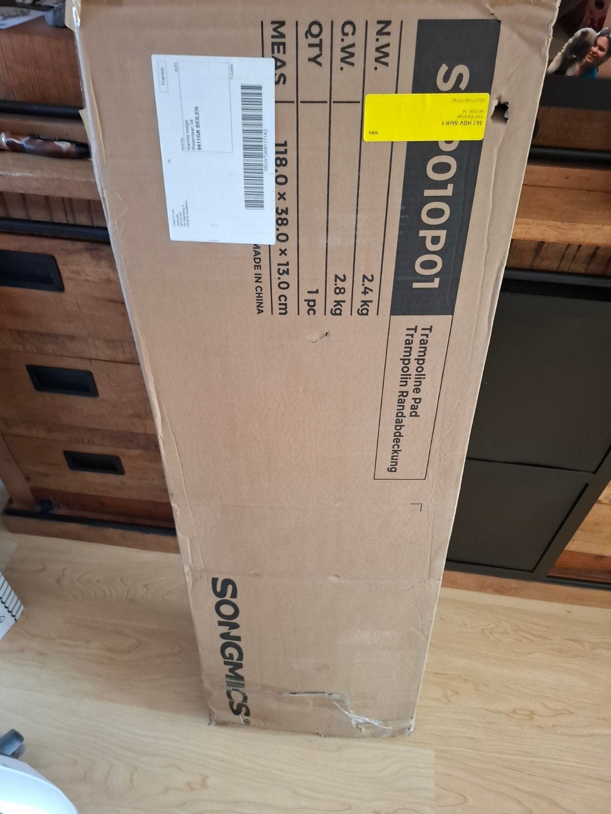 Nieuwe Songmics Trampoline Rand (Roze), Ophalen of Verzenden, Nieuw