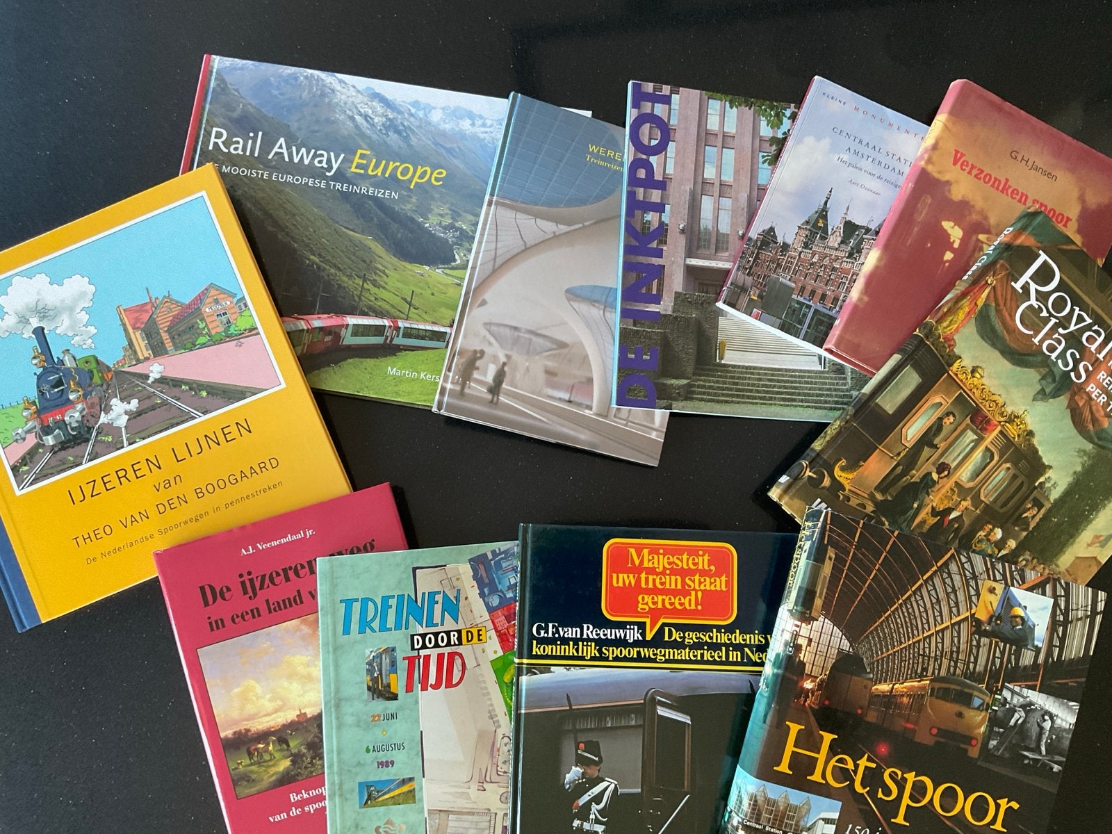 Boeken over treinen en spoorwegen (10 stuks), Boeken, Vervoer en Transport, Zo goed als nieuw, Trein, Ophalen