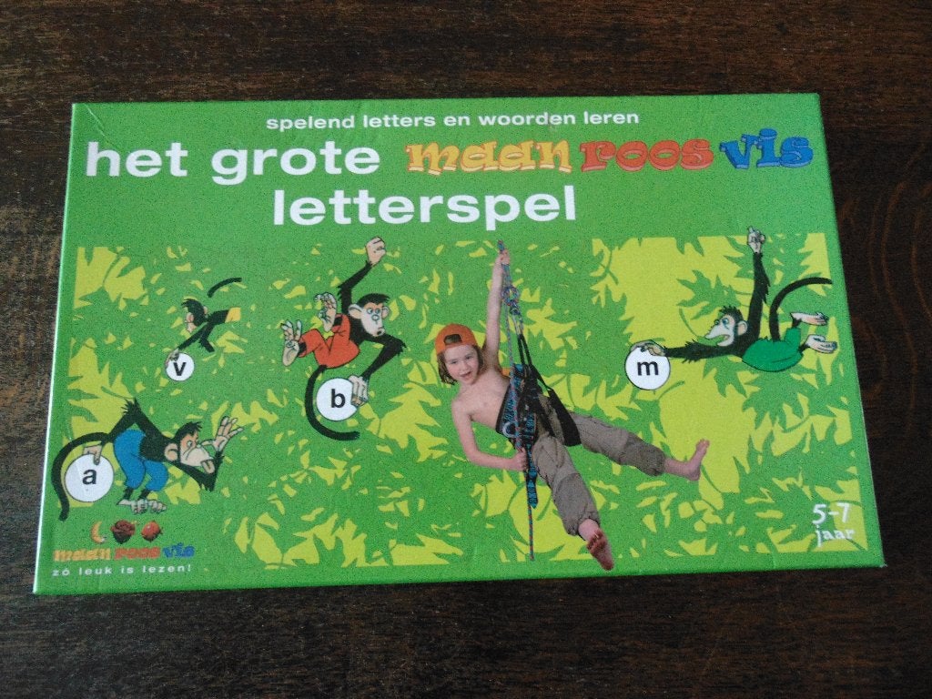 Het grote Maan Roos Vis Letterspel NIEUW van Zwijsen, Een of twee spelers, Ophalen of Verzenden, Nieuw, Zwijsen