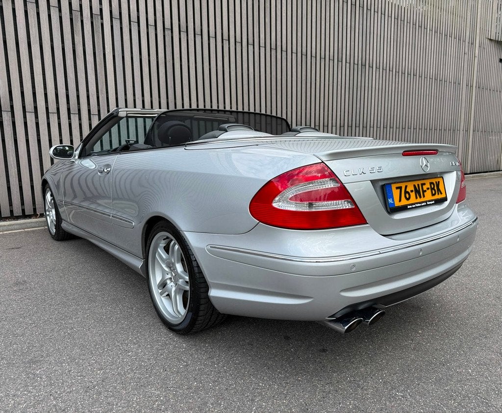 Mercedes-Benz CLK-klasse Cabrio 55 AMG V8 Collectors item, Auto's, Automaat, Achterwielaandrijving, Gebruikt, Bedrijf