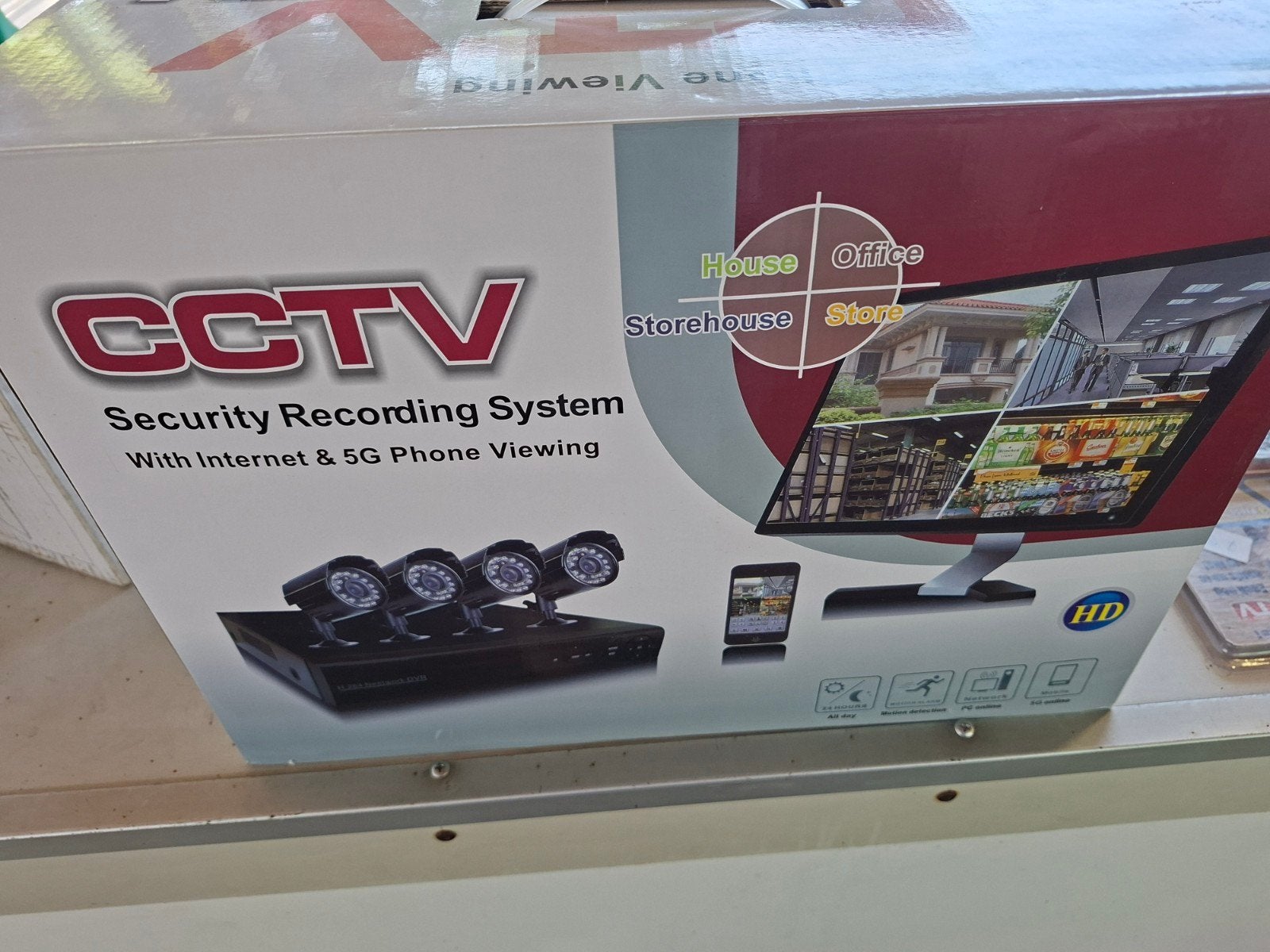 camera systeem, Ophalen, Gebruikt