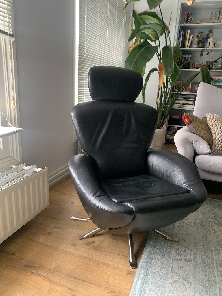 Cassina Dodo Fauteuil, Huis en Inrichting, Fauteuils, Ophalen, Gebruikt, 50 tot 75 cm, Leer