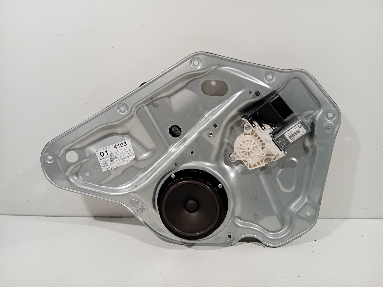 Raammechaniek elektrisch links achter Volkswagen Golf, Onderdelen@venauto.nl, Van der Ven Autorecycling B.V., Gebruikt, Ettenseweg 76, 4706 PB Roosendaal, The Netherlands