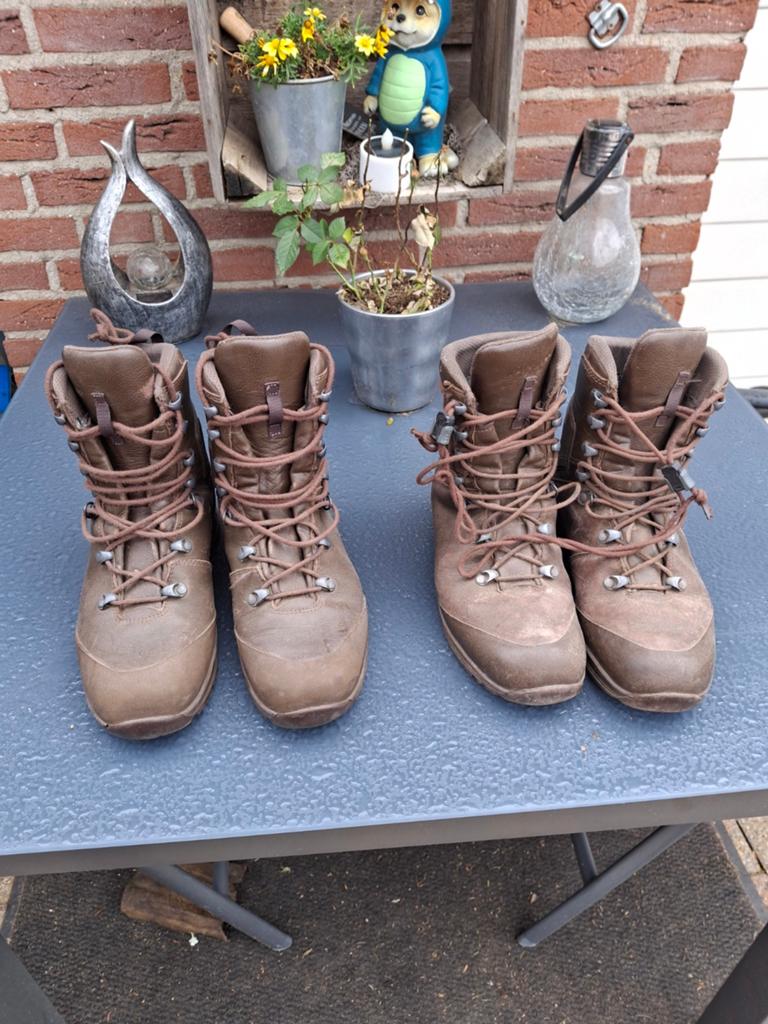 2 paar Haix legerkisten bruin maat 42, Ophalen, Bruin, Haix, Boots
