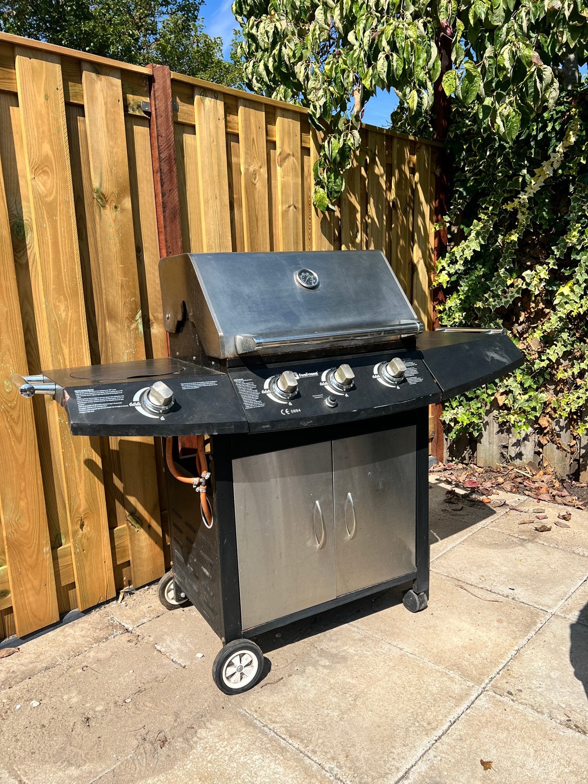 Mastercook BBQ 4+1 Gasbarbecue inclusief gasfles, Ophalen, Gebruikt