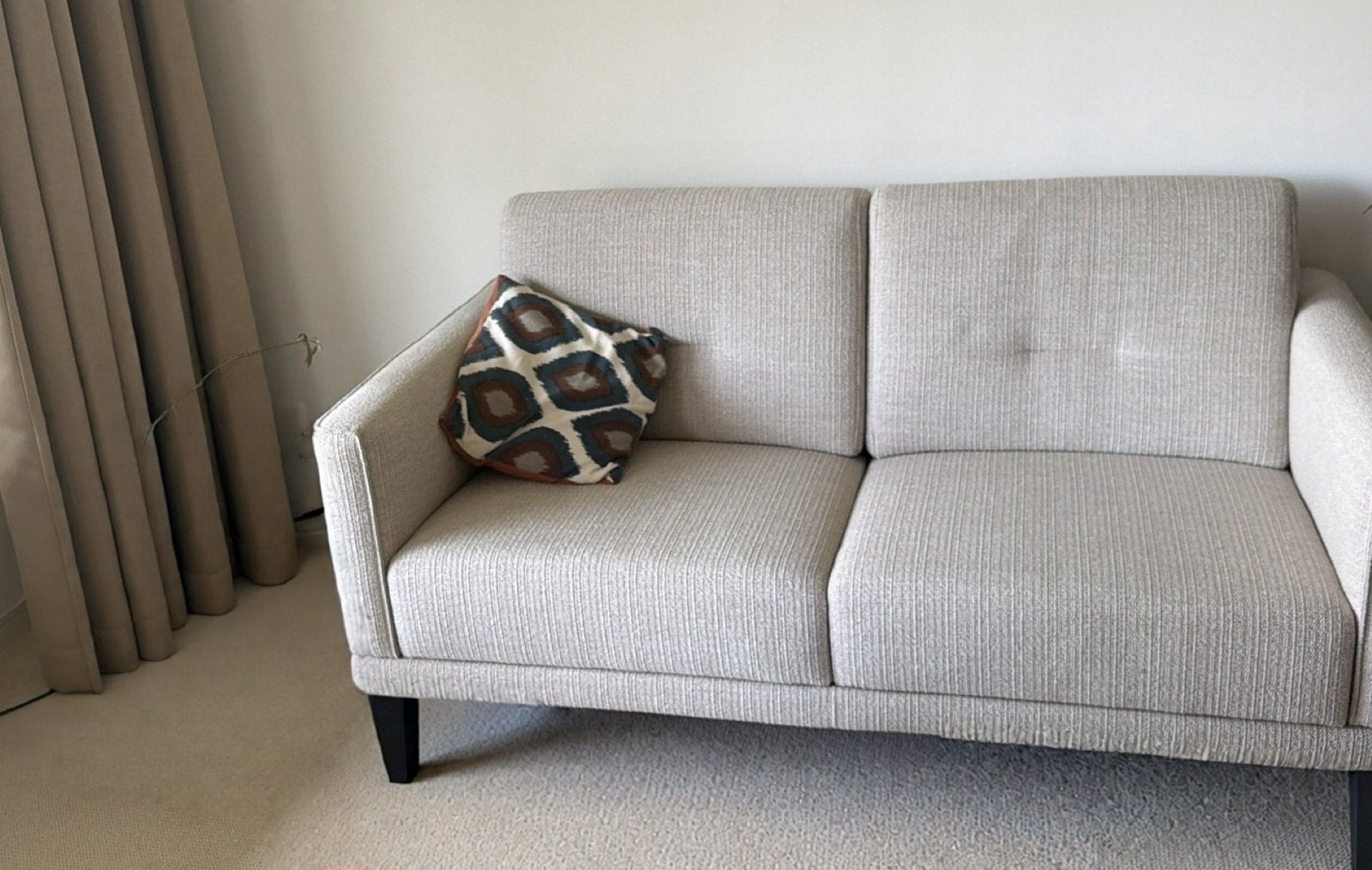 Bankstel, fauteuils met kast, televisiemeubel en salontafel, Ophalen