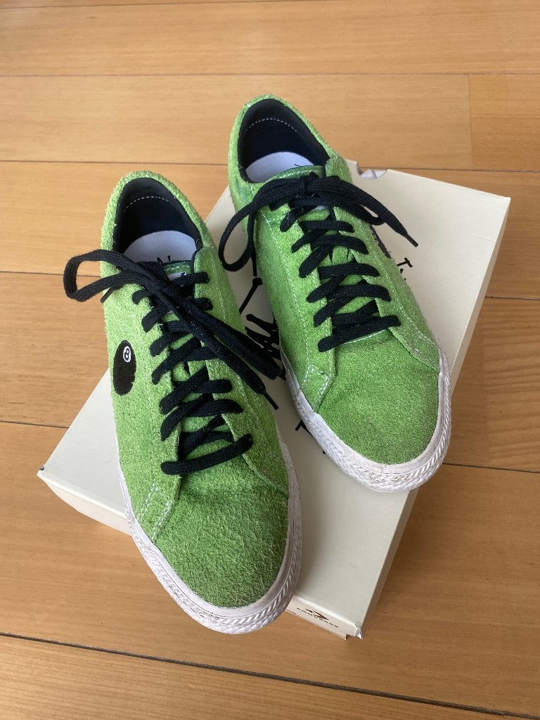 Stüssy-Allstar Converse A03712C MEN 44,5 -US 10,5 groen, Overige kleuren, Ophalen of Verzenden, Zo goed als nieuw, Stüssy-Allstar