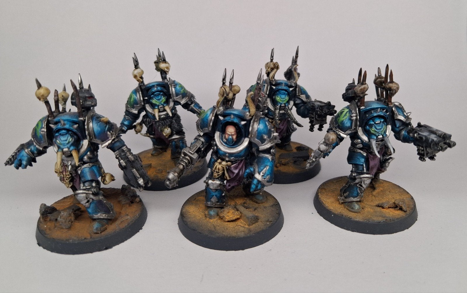 Warhammer 40k chaos space marine army (mostly painted), Figuurtje(s), Ophalen of Verzenden, Geverfd, Warhammer 40000