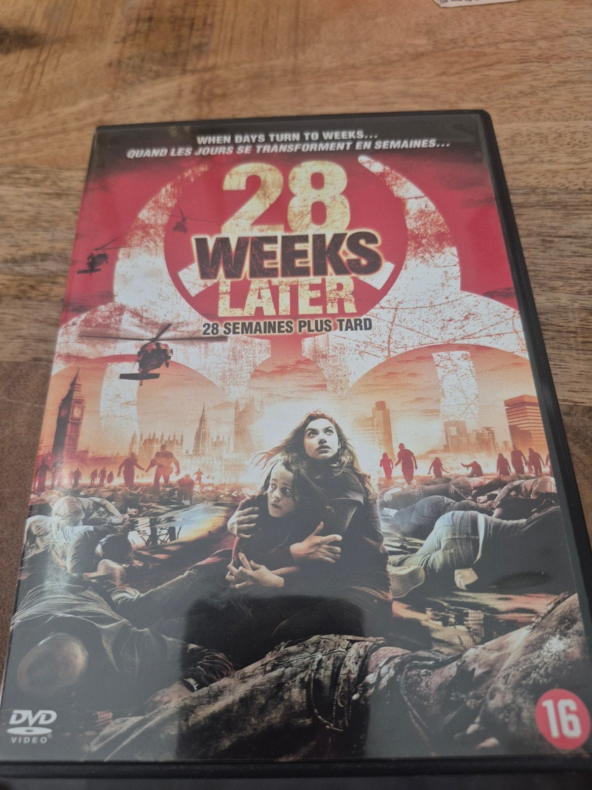 28 Weeks Later DVD - Spannende Horrorfilm, Gebruikt, Vanaf 16 jaar, Monsters, Inclusief doosje
