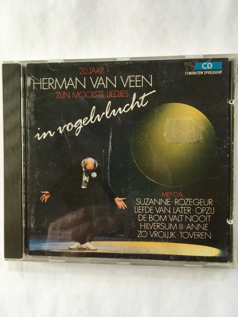 CD, Herman van Veen, In vogelvlucht, incl. tekstboekje., Ophalen of Verzenden