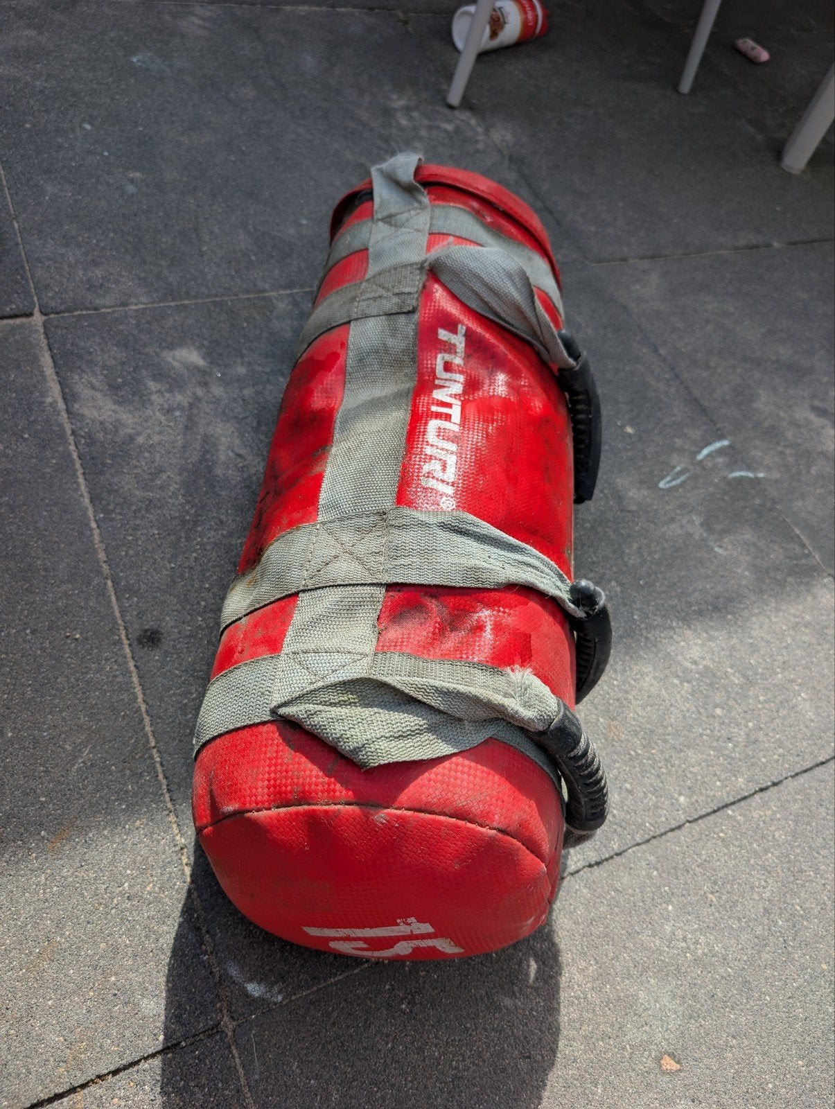 Tunturi Powerbag / Sandbag 15 kg – gebruikt, Sport en Fitness, Fitnessmaterialen, Ophalen, Gebruikt, Overige typen