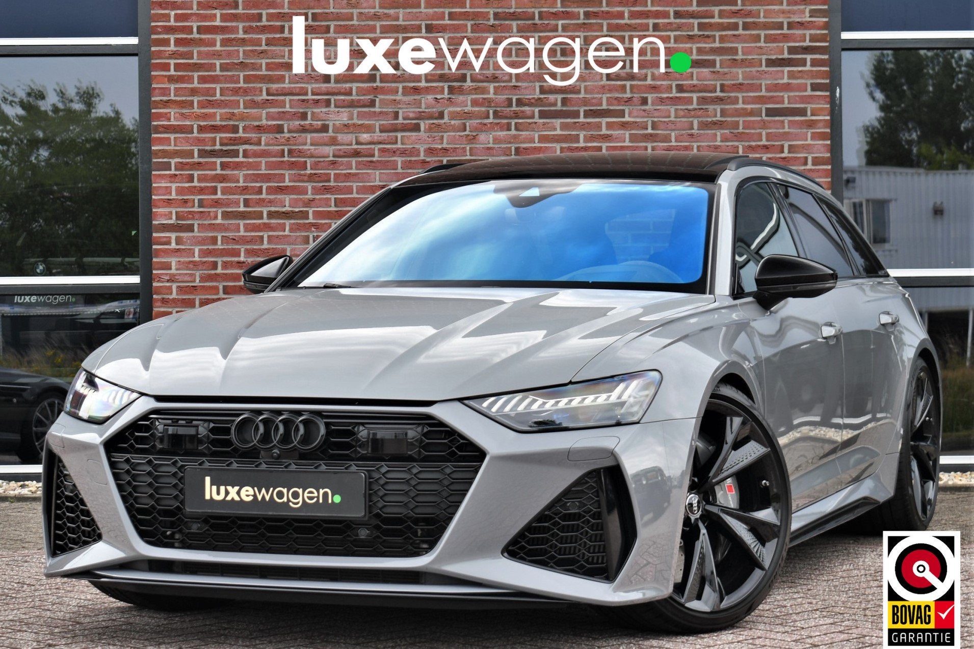 Audi RS6 Avant 4.0 TFSI quattro Nardo Keramisch Pano Sportui, Automaat, 12 maanden, Gebruikt, 600 pk
