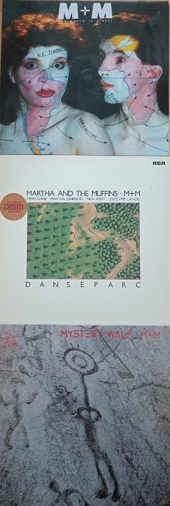 3X LP M+M MARTHA AND THE MUFFINS DANCEPARK WORLD IS A BALL, Cd's en Dvd's, LP, Zo goed als nieuw, 12 inch, Verzenden