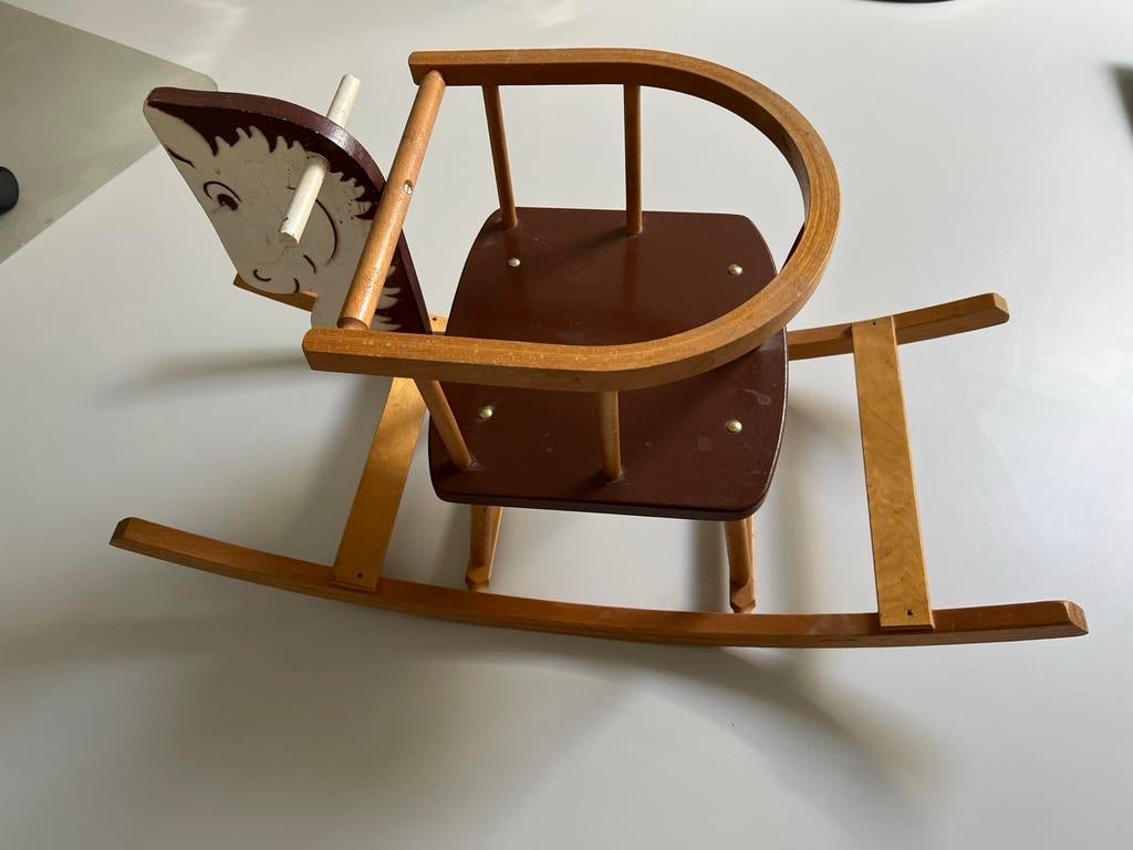 Houten Hobbelpaard - Klassiek Speelgoed, Kinderen en Baby's, Speelgoed | Hobbelfiguren, Ophalen of Verzenden, Gebruikt