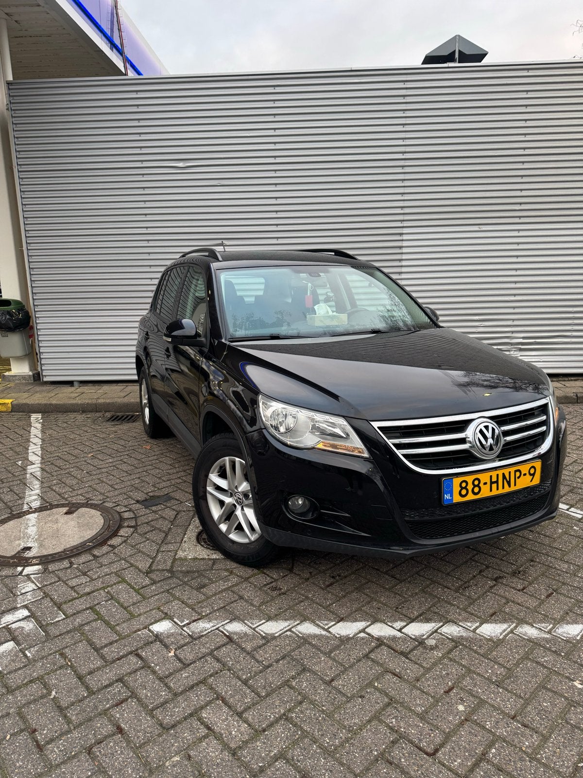 Volkswagen Tiguan 1.4 TSI 110KW 2009 Zwart, Auto's, Voorwielaandrijving, 1800 kg, 4 cilinders, Zwart