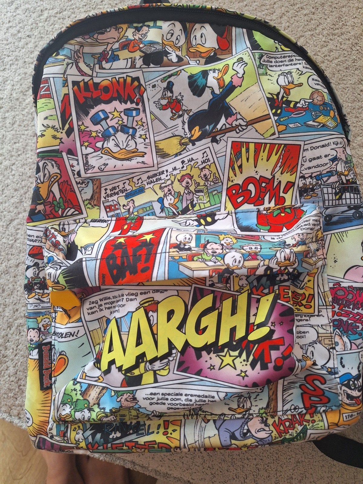 Disney Donald Duck Rugzak - Zo goed als nieuw, Sieraden, Tassen en Uiterlijk, Tassen | Rugtassen, Disney of Dora, 25 tot 40 cm