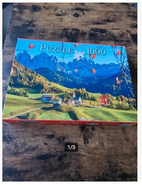 Puzzel Zuid Tirol, Italië 1000 stukjes h4, Ophalen of Verzenden, 500 t/m 1500 stukjes, Zo goed als nieuw, Legpuzzel