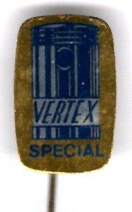 Vertex special zuigers blik speldje ( F_126 ), Verzenden, Zo goed als nieuw, Transport, Speldje of Pin