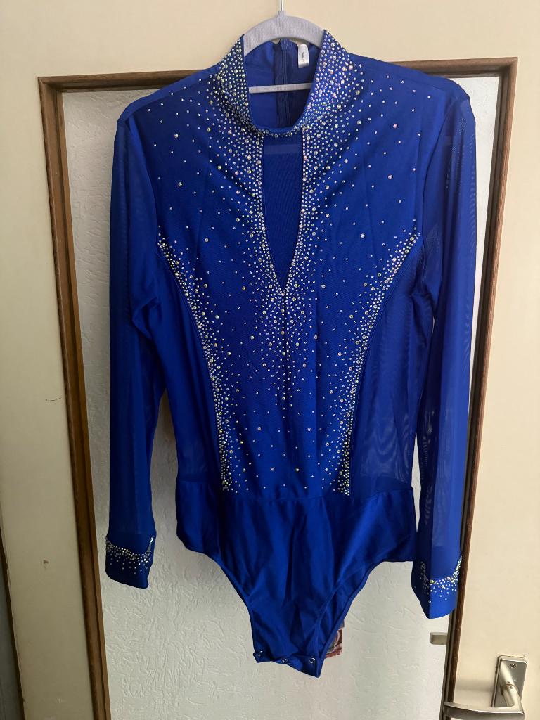 Heren dans bodysuit, Kleding | Heren, Ophalen of Verzenden, Nieuw, Maat 56/58 (XL), Blauw