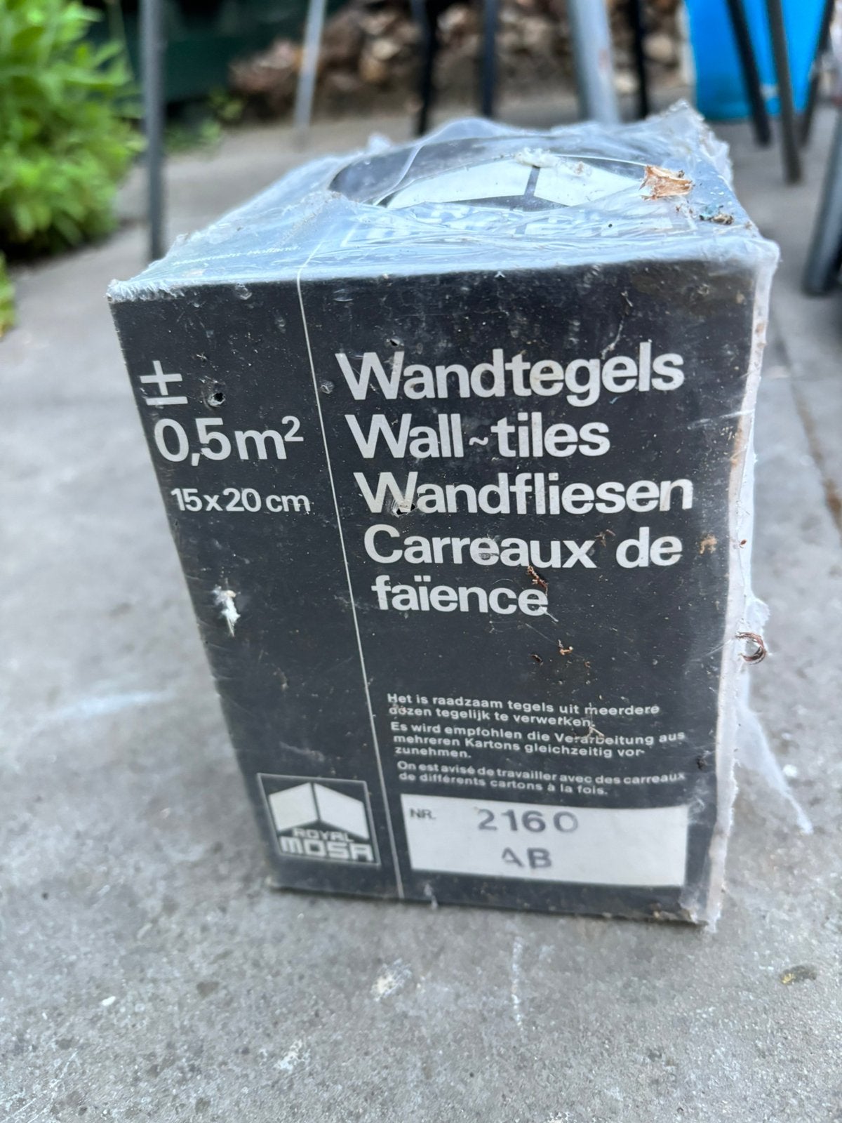 Wandtegels 15x20 wit, Ophalen, 50 tot 150 cm, Zo goed als nieuw, 10 tot 30 cm