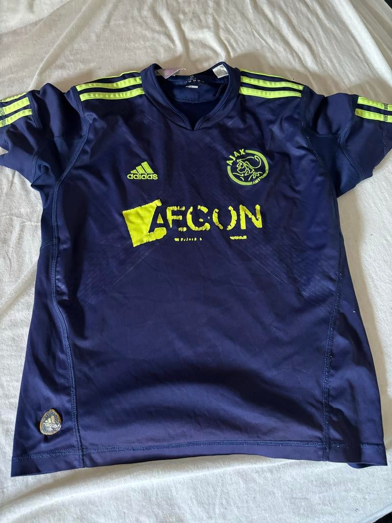 Ajax uitshirt 2010/2011 - Maat 140 - Prima staat, Verzenden, Zo goed als nieuw, Jongen of Meisje, Sport- of Zwemkleding