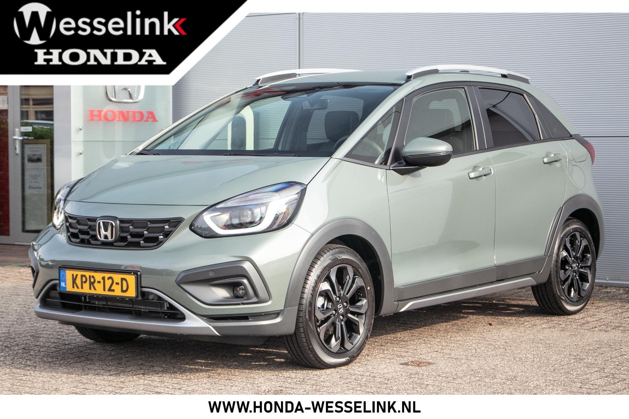 Honda Jazz 1.5 e:HEV Advance Crosstar, Auto's, Euro 6, 4 cilinders, Leder en Stof, 122 pk