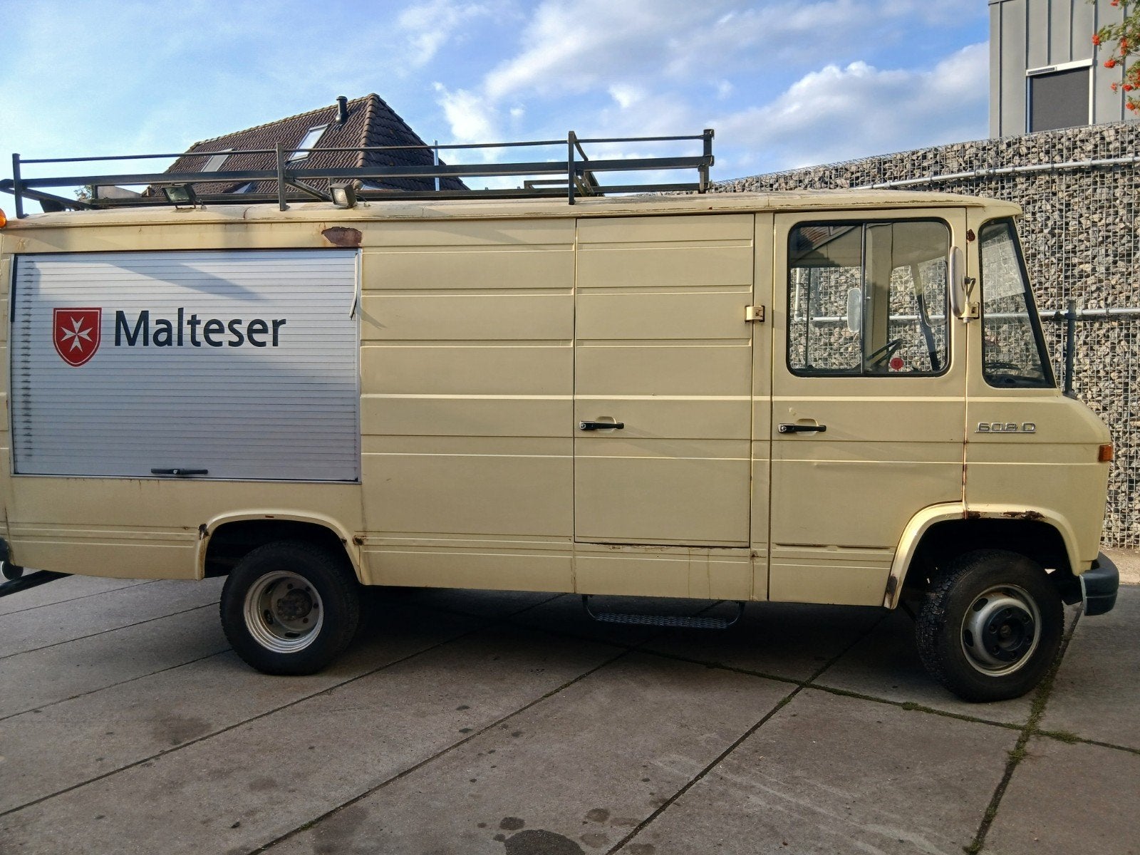 Mercedes 608 1978 diesel lage km kenteken mog, foto 4