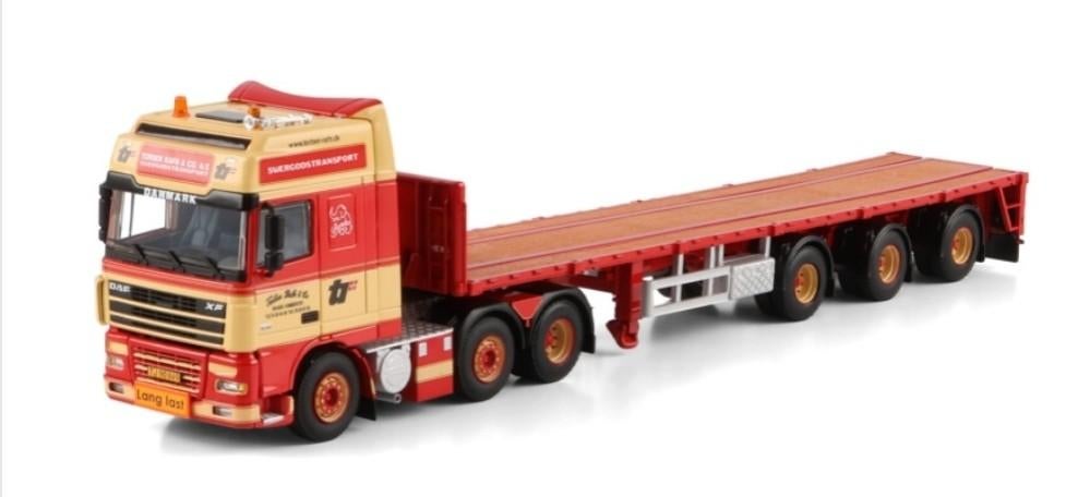 WSI DAF XF 95 + VLAKKE GESTUURDE TRAILER - TORBEN RAFN