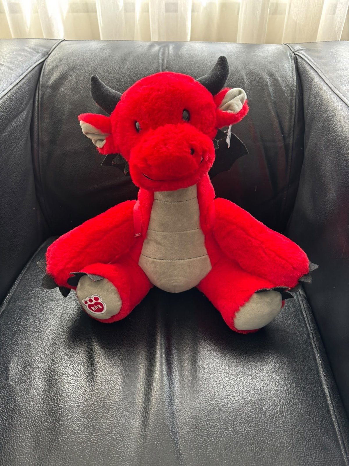 Build-A-Bear Rode Draak - Nieuw uit Amerika, Overige karakters, Overige typen, Nieuw, Ophalen of Verzenden
