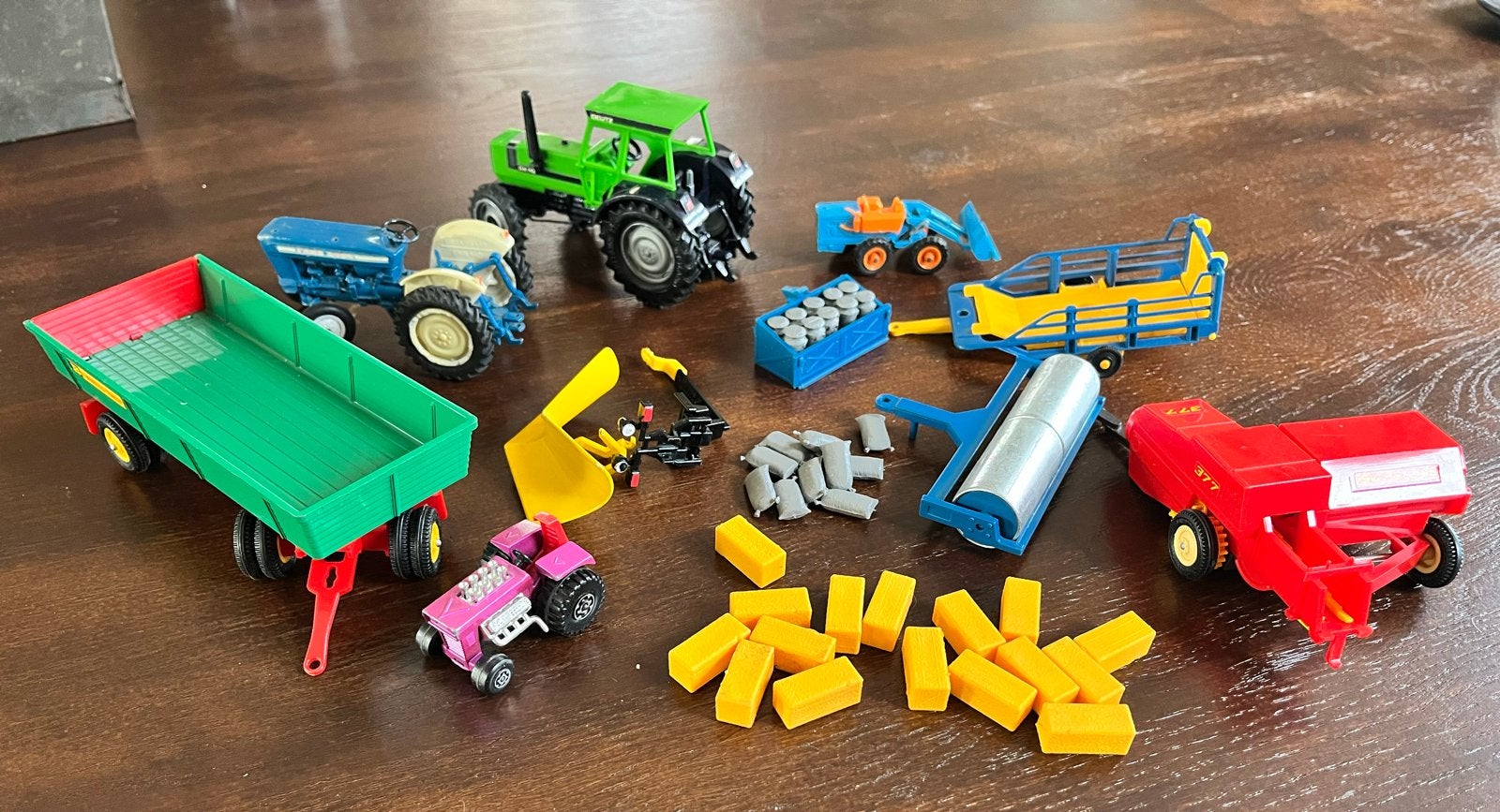 Britains Landbouw Speelgoed: Deutz DX110, Ford 5000 & Meer, Ophalen of Verzenden, Gebruikt